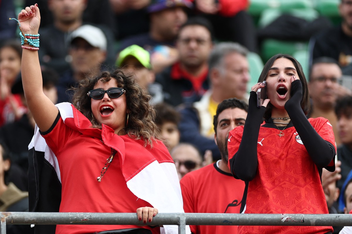 جماهير مصر. (أ ف ب)