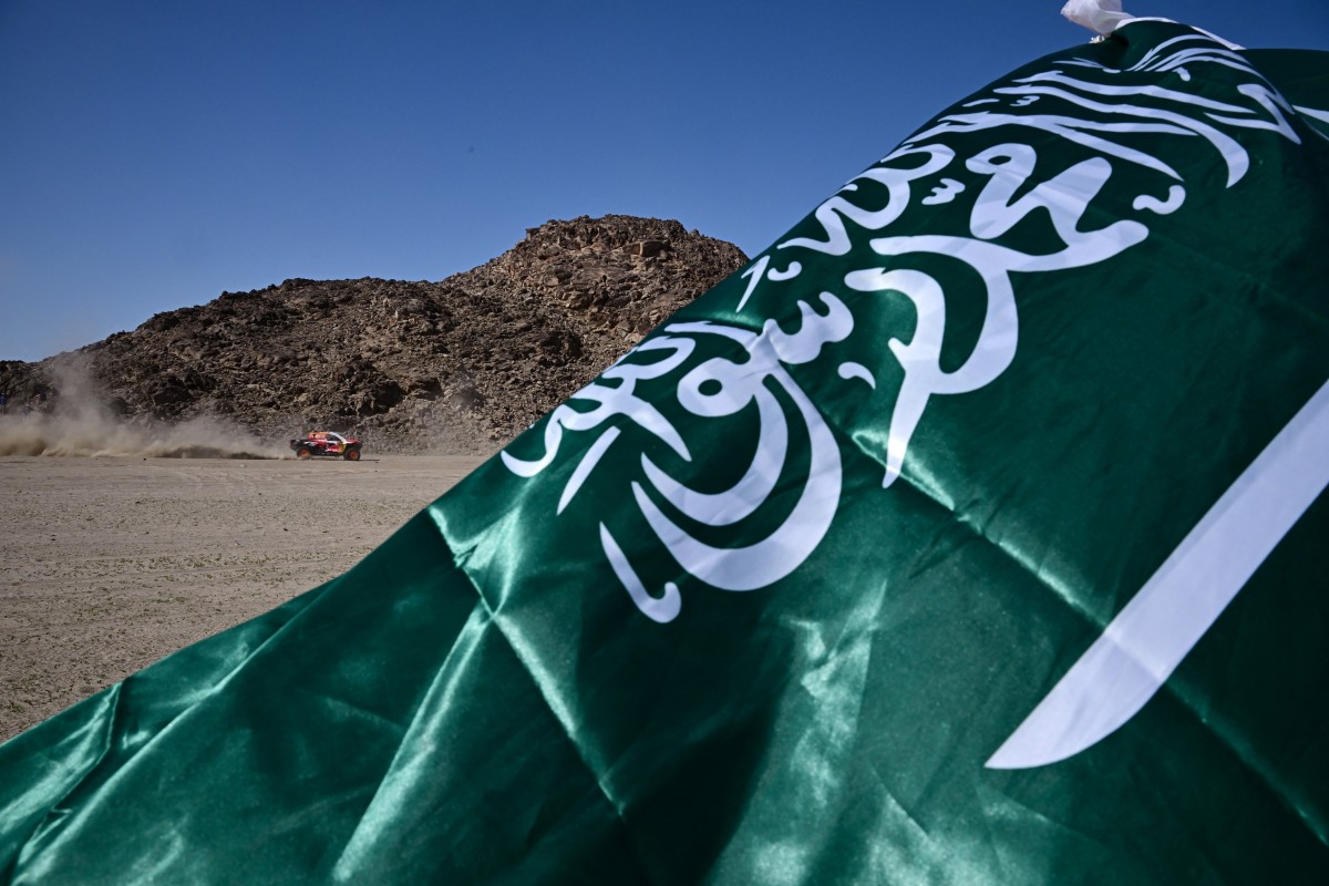 انطلاق رالي داكار في السعودية. (أ ف ب)
