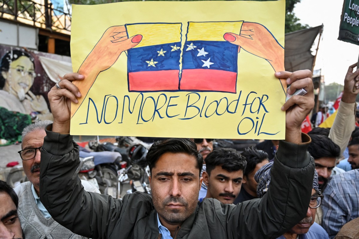 تظاهرة لدعم فنزويلا (أ ف ب).