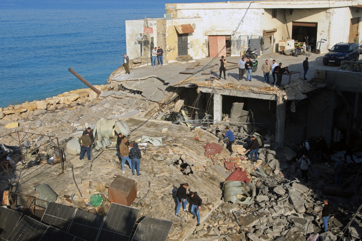 استهداف إسرائيلي جنوب لبنان. (أ ف ب)