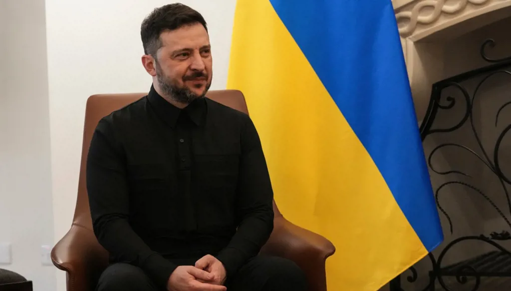 الرئيس الأوكراني فولوديمير زيلينسكي (أ ف ب)