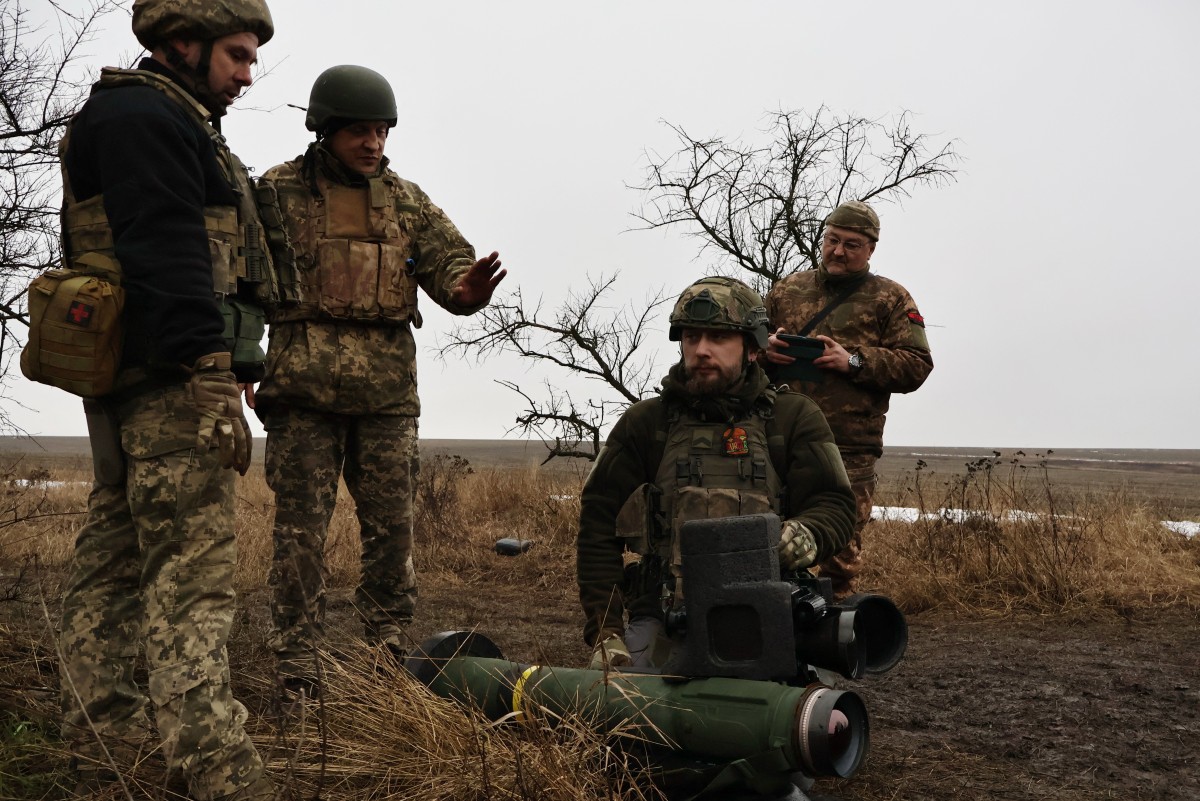 جنود أوكرانيون. (أ ف ب)