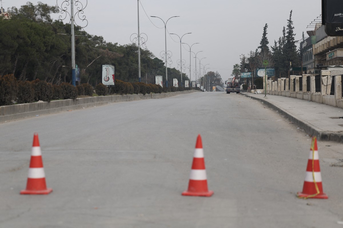 حظر تجوال في حلب (أ ف ب).