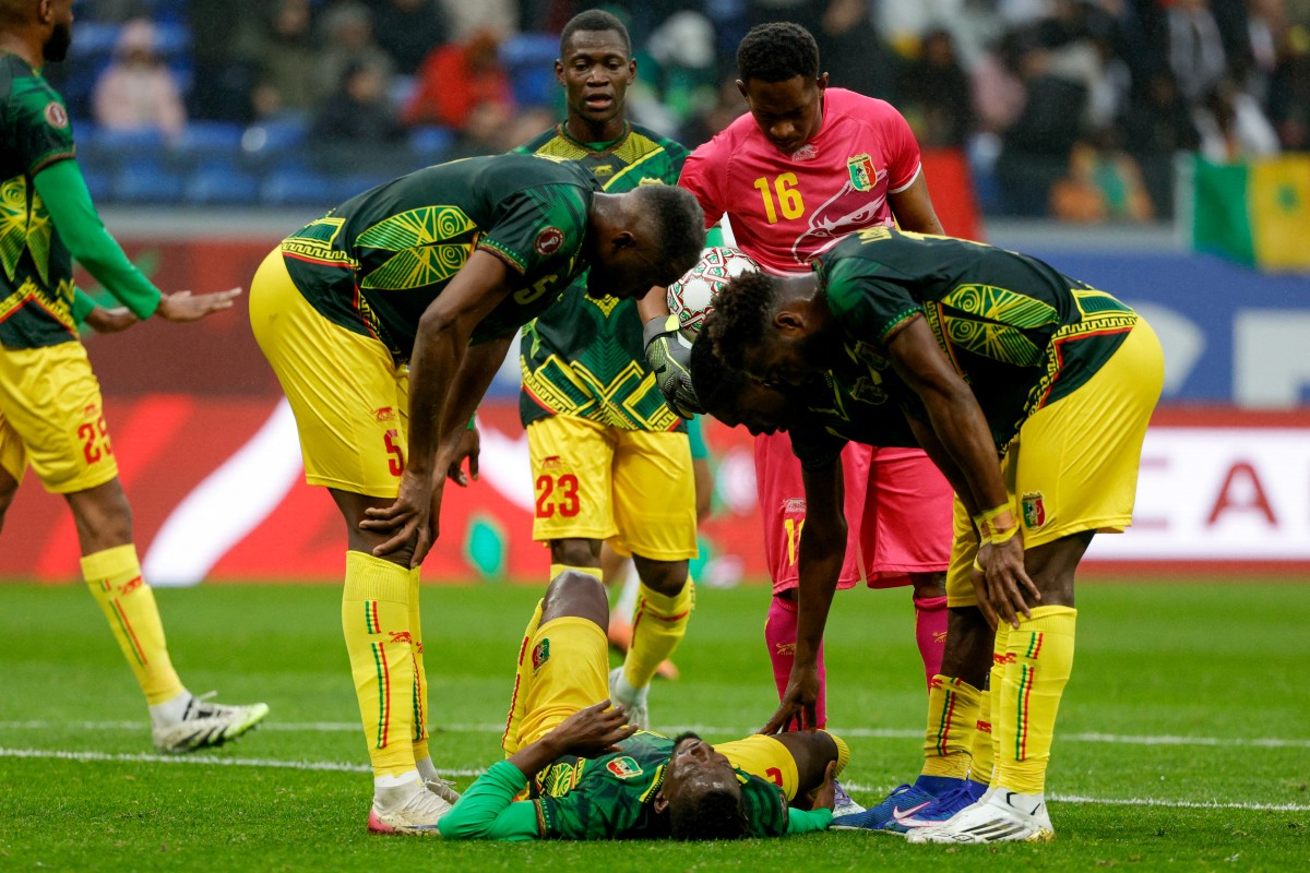 منتخب مالي في كأس أمم أفريقيا. (أ ف ب)