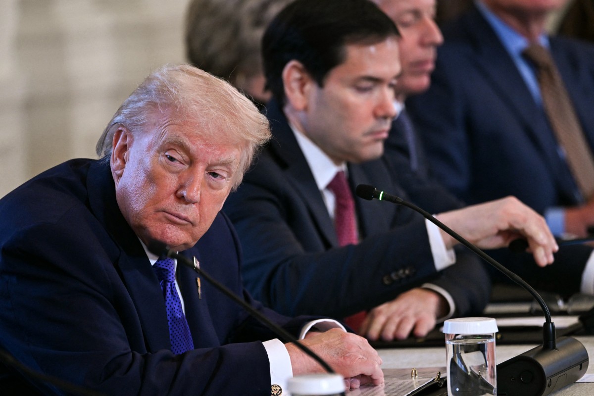 ماركو روبيو ودونالد ترامب. (أ ف ب)