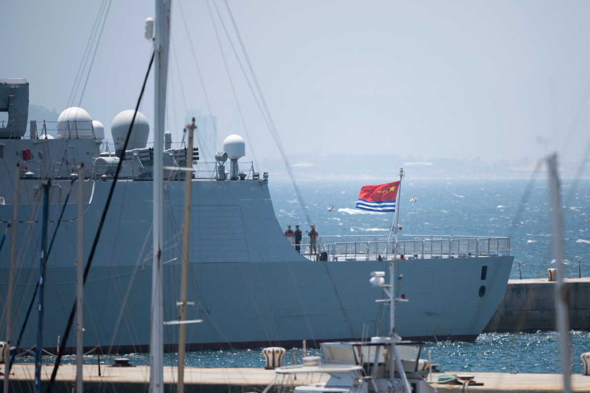 سفينة صينية. (أ ف ب)