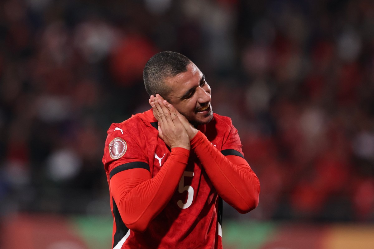 من مباراة مصر وكوت ديفوار. (أ ف ب)