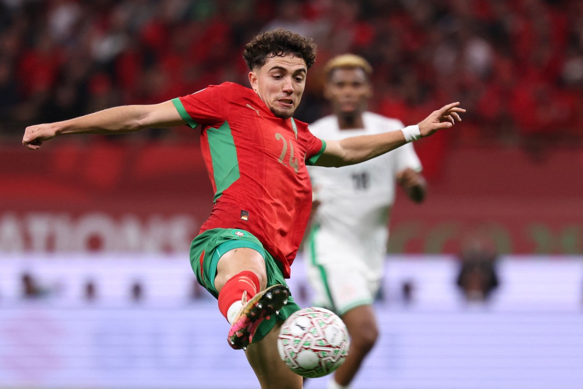 المغرب ضد السنغال في نهائي كأس أمم أفريقيا. (أ ف ب)