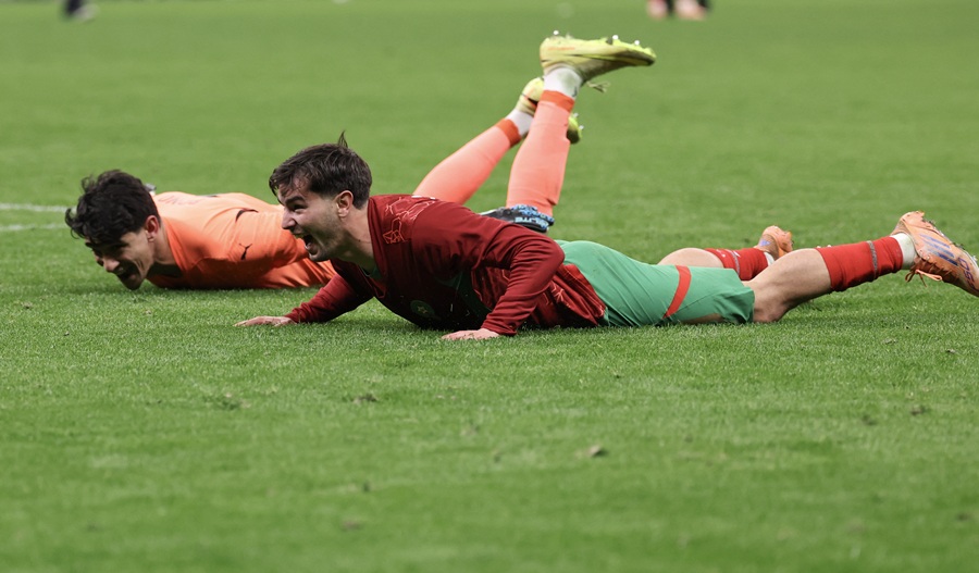 المغرب للقب طال انتظاره في كأس أمم أفريقيا. (أ ف ب)