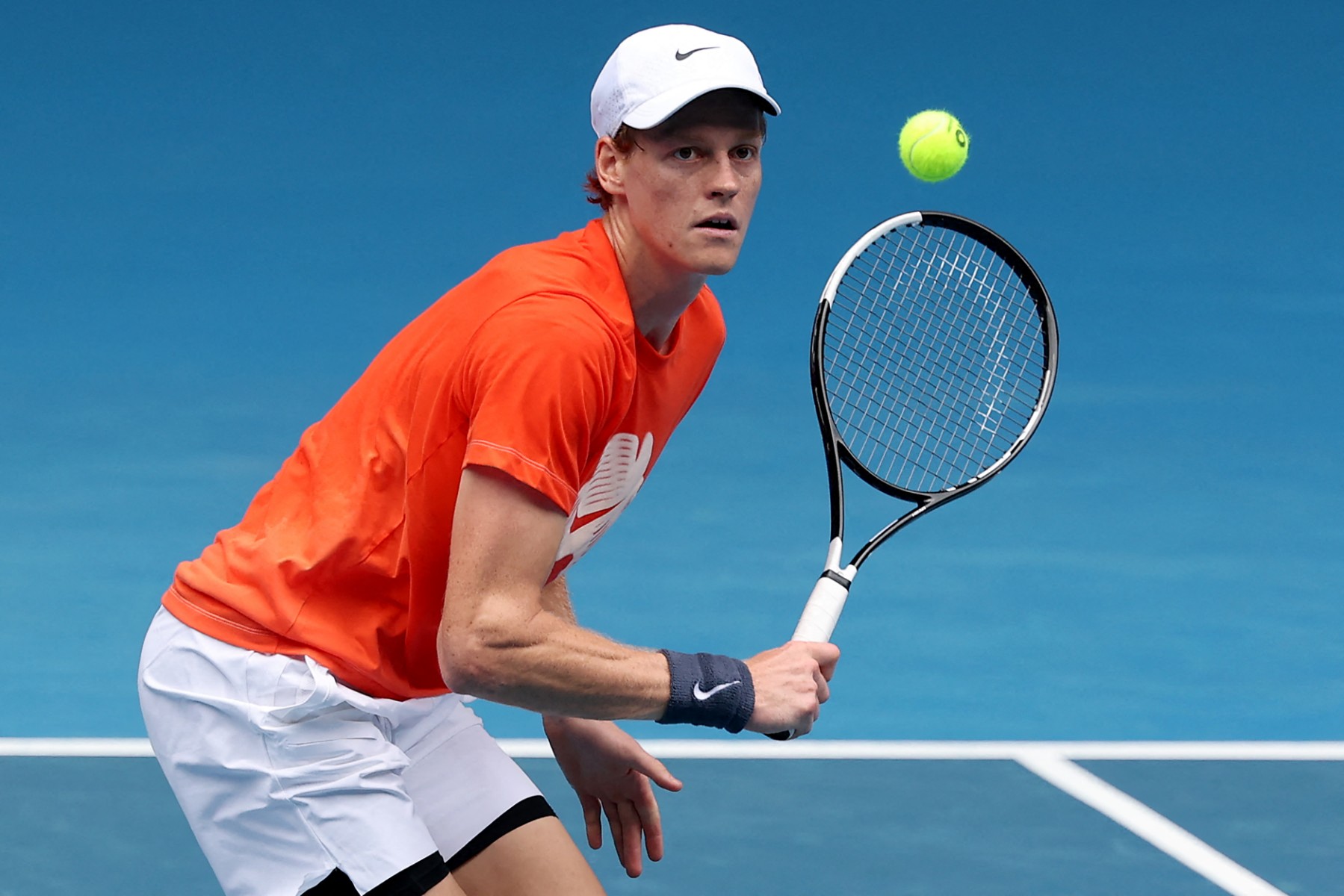 يانيك سينر. (أ ف ب)