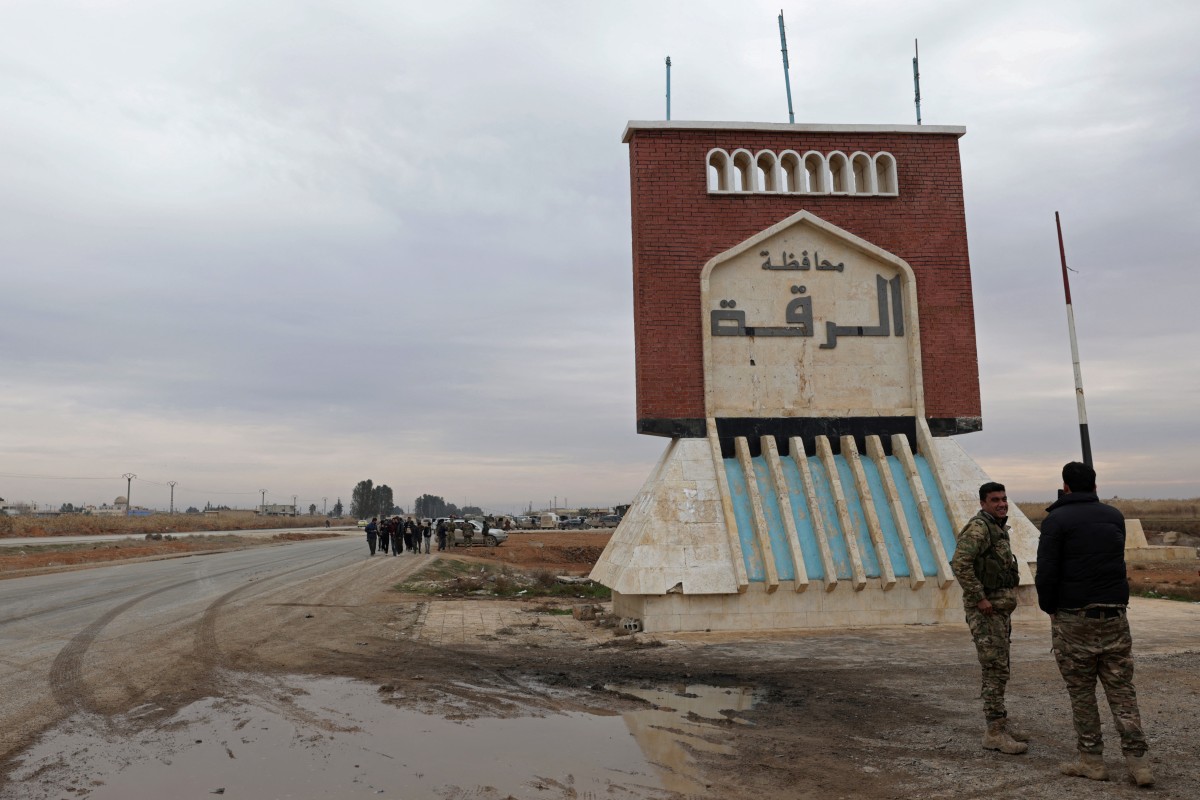 مشهد من محافظة الرقة (أ ف ب)