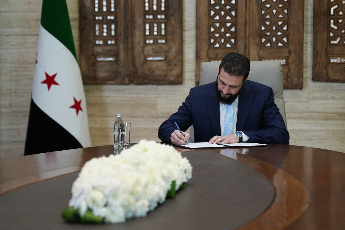 الرئيس السوري أحمد الشرع (أ ف ب).