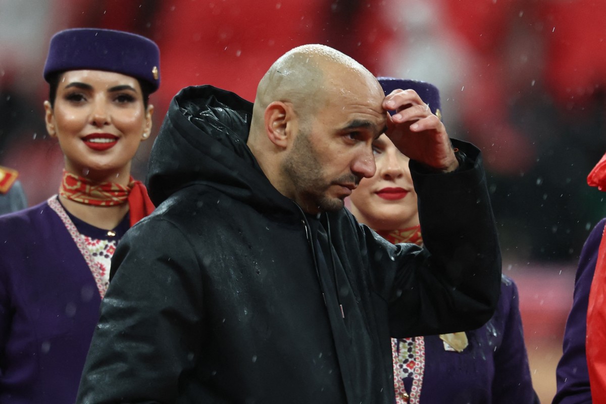 وليد الركراكي. (أ ف ب)