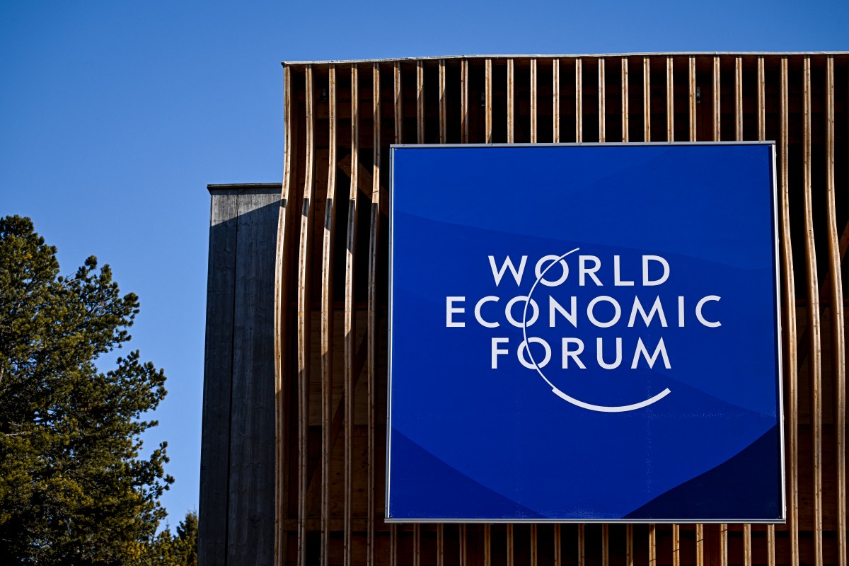 منتدى دافوس. (أ ف ب)