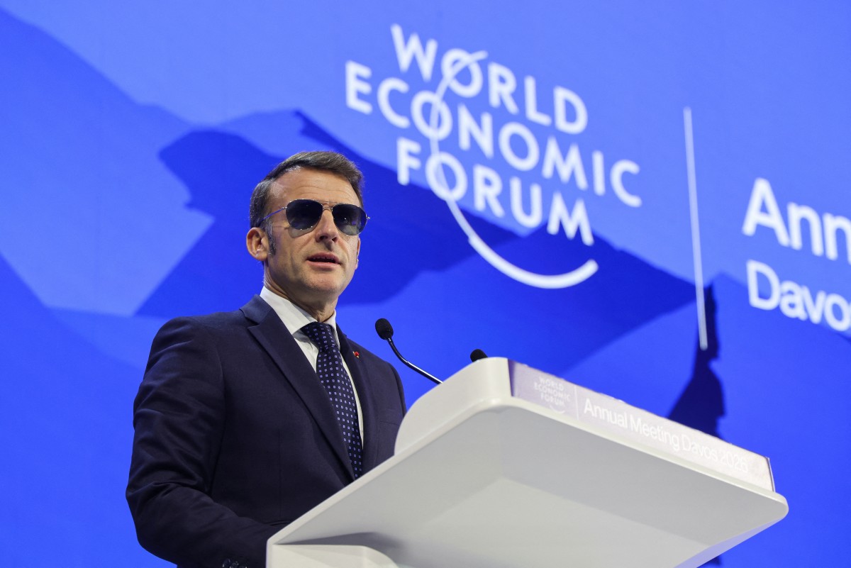  الرئيس الفرنسي إيمانويل ماكرون. (أ ف ب)