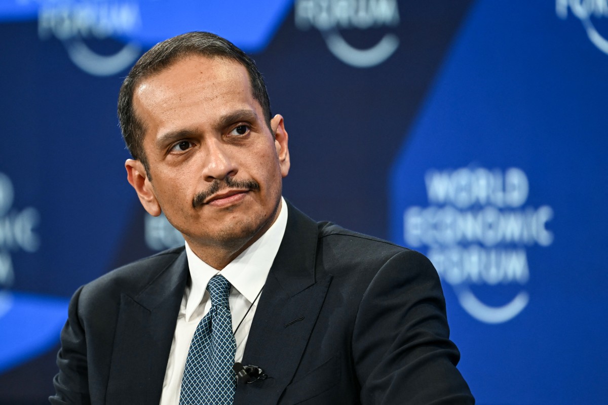 رئيس وزراء قطر. (أ ف ب)