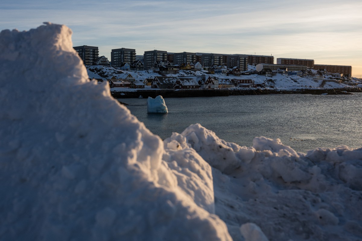 منازل في غرينلاند. (أ ف ب)
