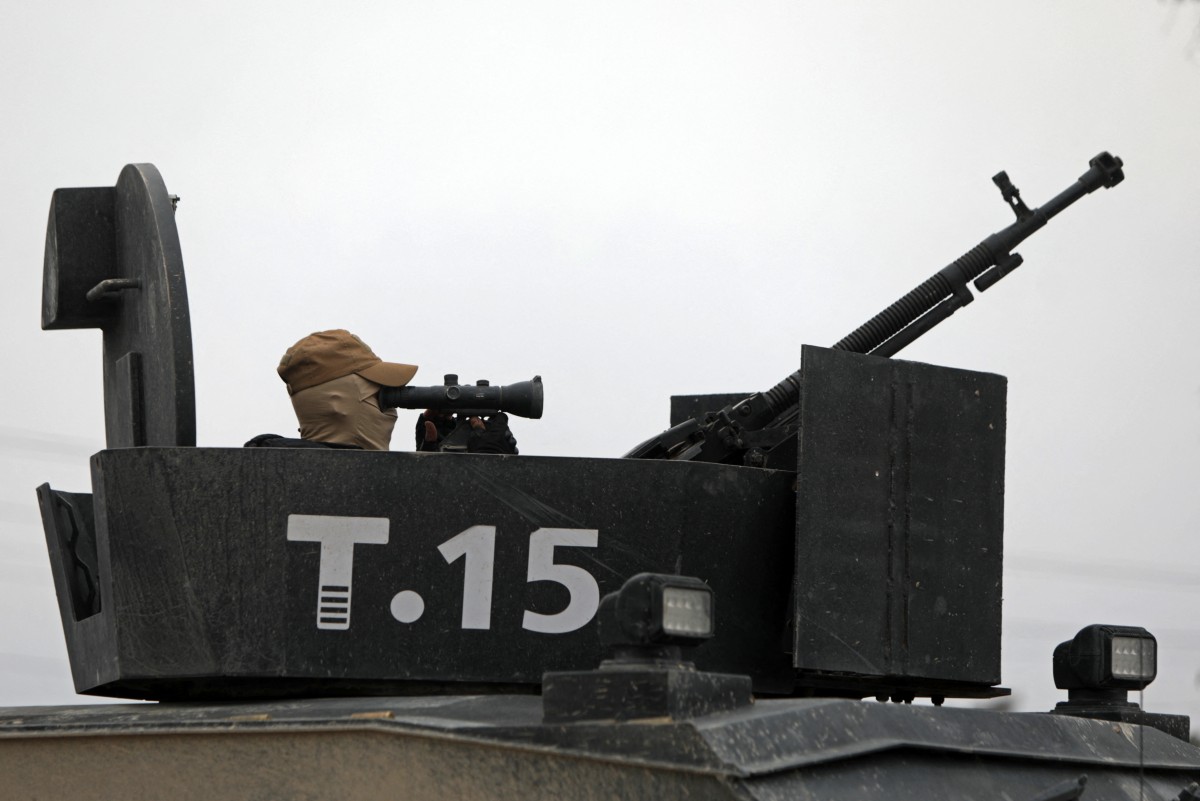 الجيش السوري في الرقة (أ ف ب).