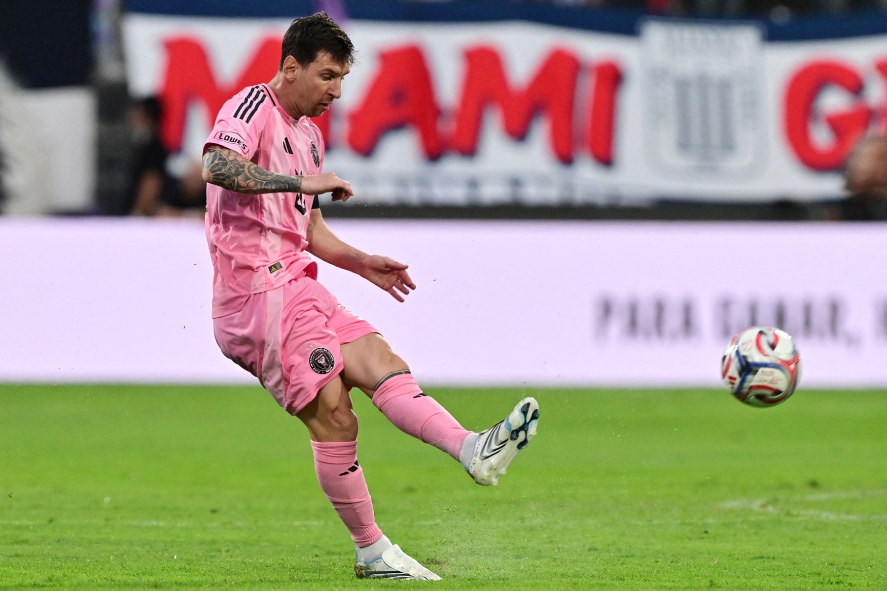 ليونيل ميسي مع إنتر ميامي الأميركي. (أ ف ب)