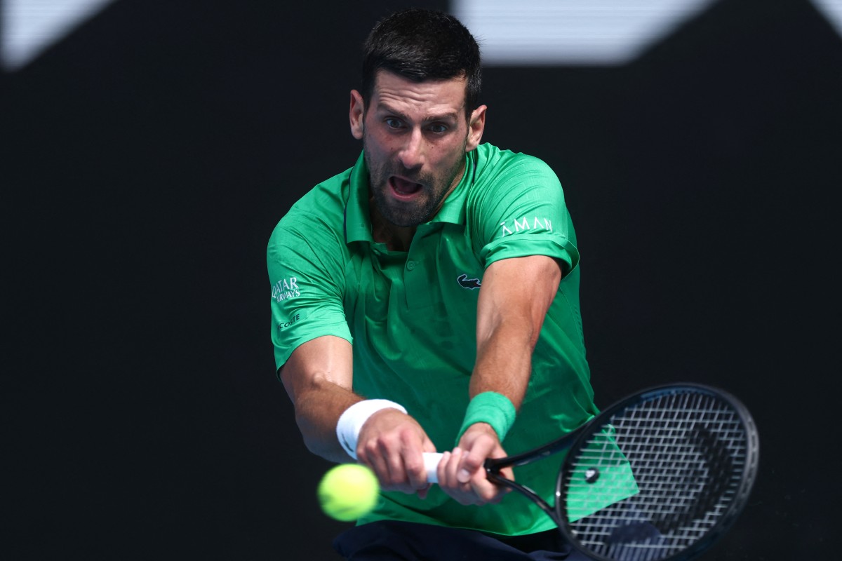 الصربي نوفاك ديوكوفيتش. (أ ف ب)