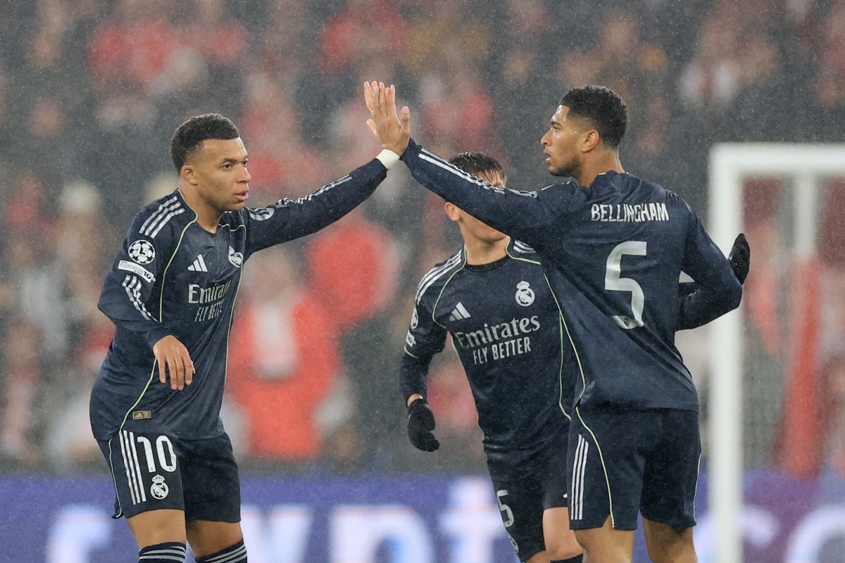 لاعبو ريال مدريد. (أ ف ب)