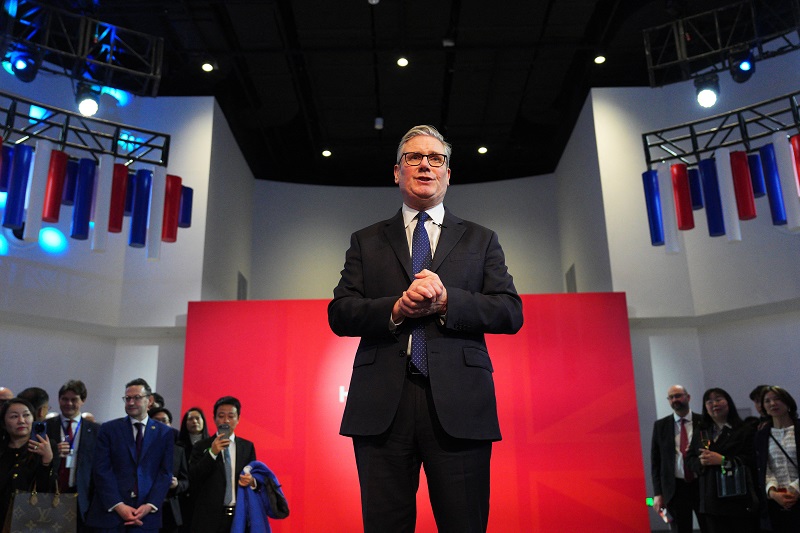 رئيس الوزراء البريطاني كير ستارمر، (ا ف ب).