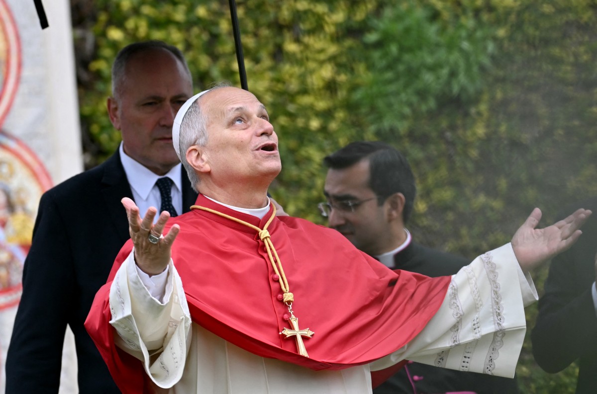 البابا لاوون. (أ ف ب)