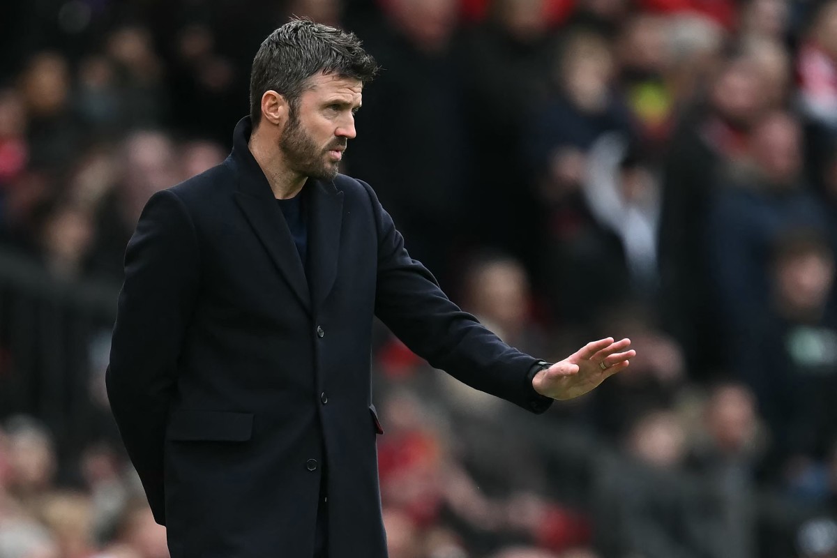 المدرب مايكل كاريك. (أ ف ب)