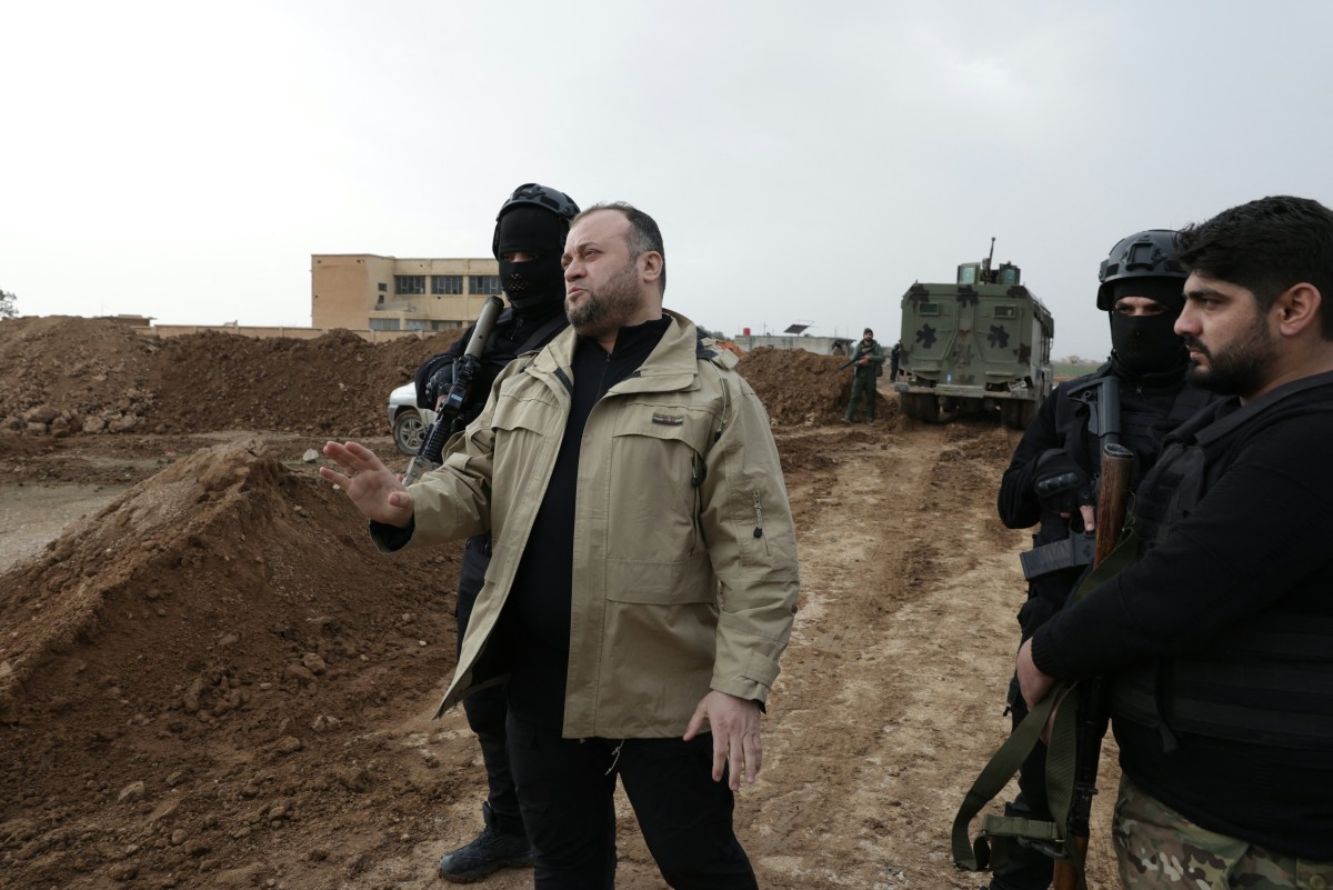  قائد الأمن الداخلي في الحسكة مروان العلي. (أ ف ب)