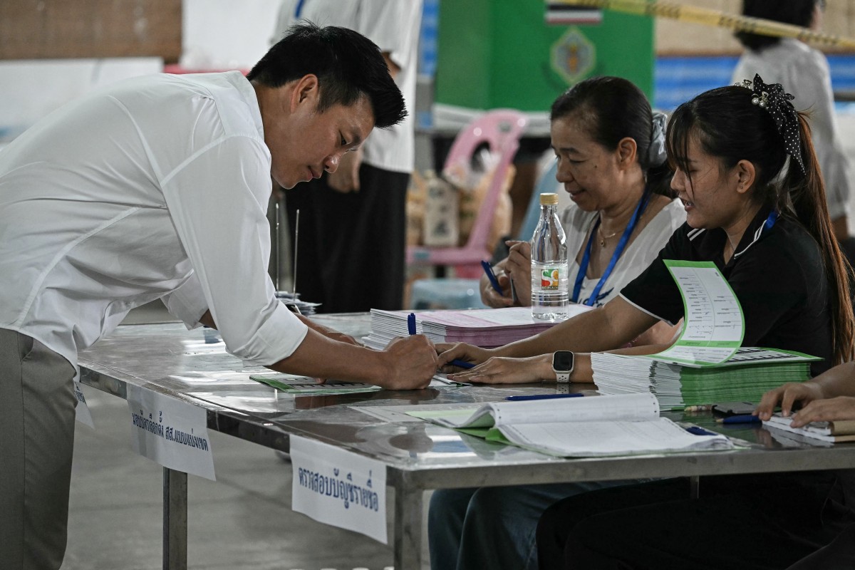 انتخابات عامة في تايلاند. (أ ف ب)