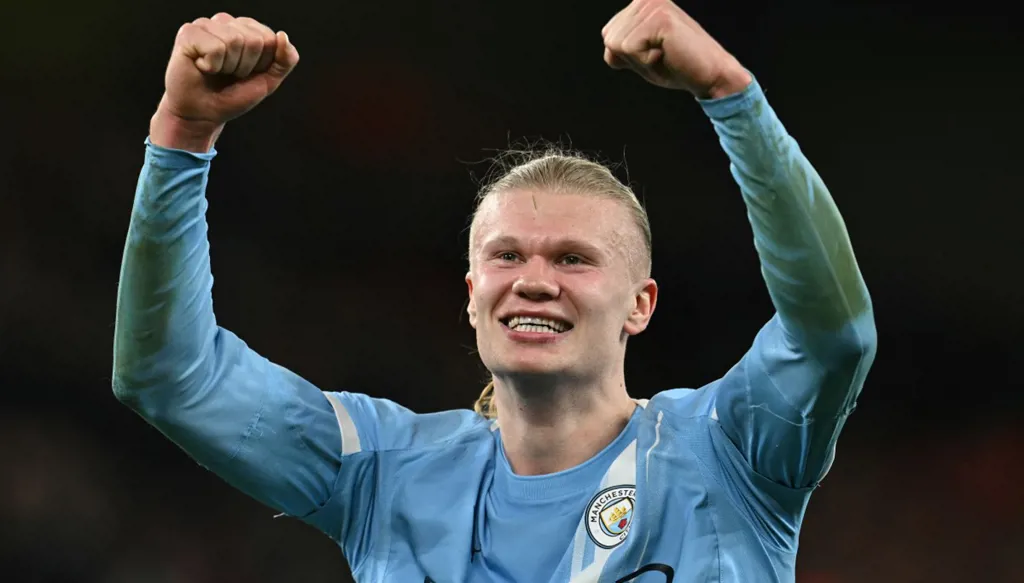 هالاند غير راضٍ عن مستواه في العام الجديد