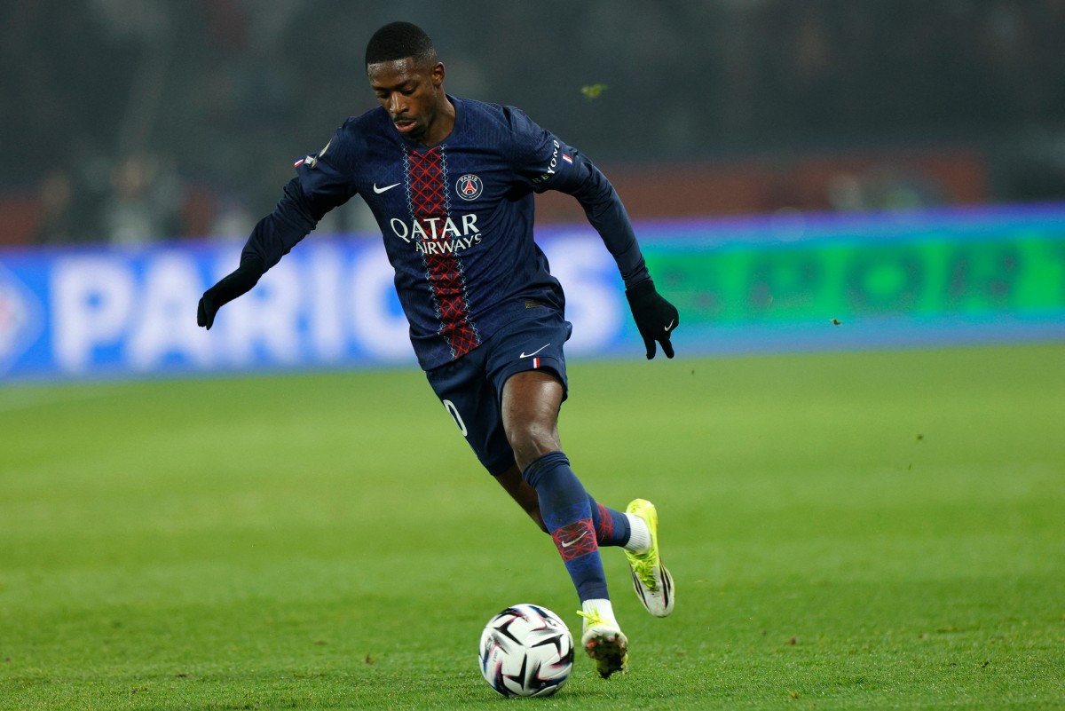 عثمان ديمبيلي. (أ ف ب)