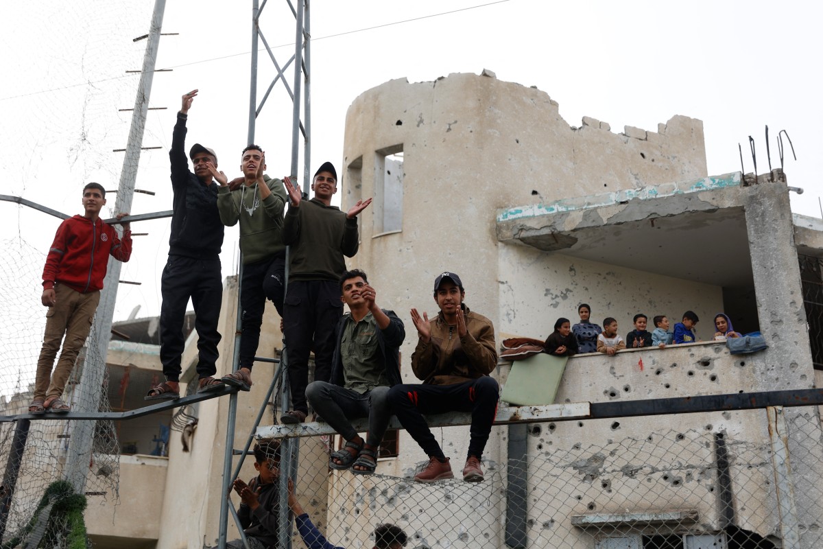 كرة القدم تعود إلى قطاع غزة. (أ ف ب)