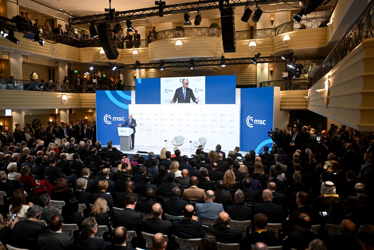 مؤتمر ميونيخ. (أ ف ب)