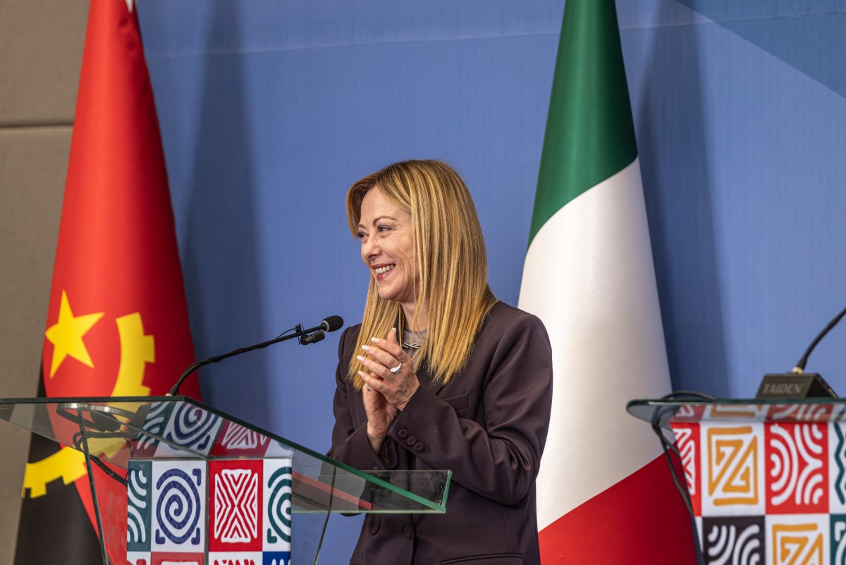 ميلوني. (أ ف ب)