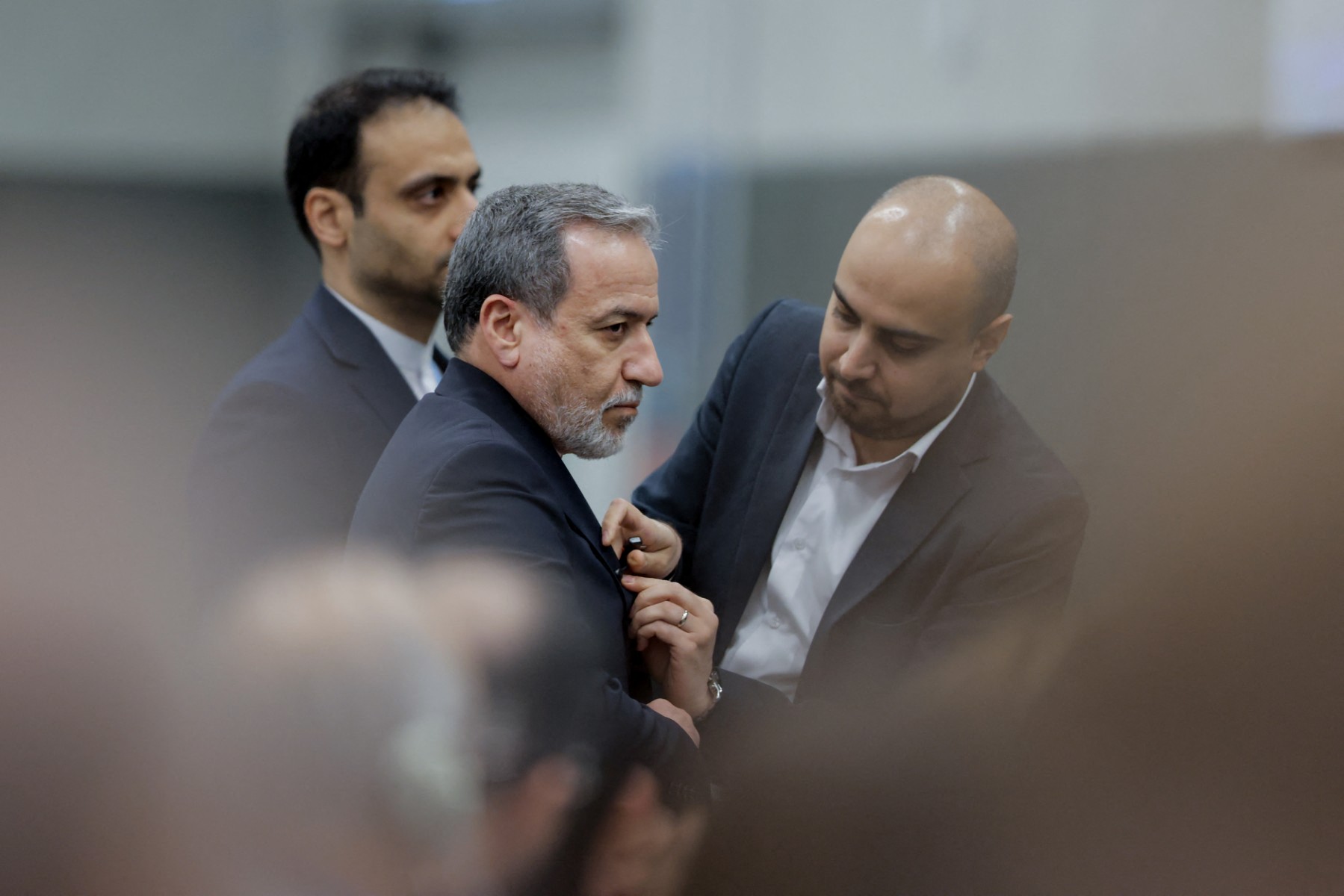 وزير الخارجية الإيراني عباس عراقجي. (أ ف ب)