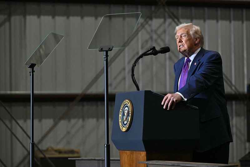الرئيس الاميركي دونالد ترامب، (ا ف ب).
