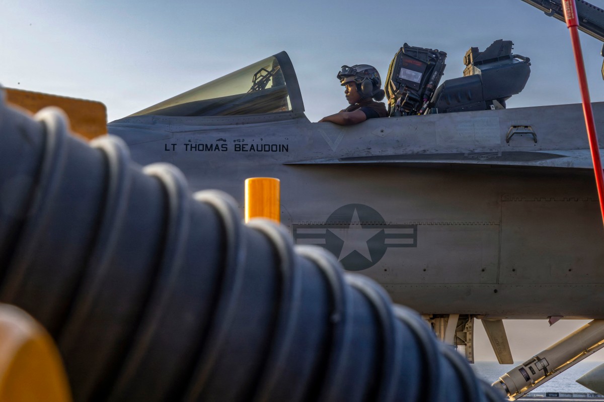 مقاتلة أميركية (أ ف ب).