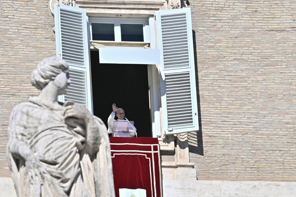 البابا لاوون الرابع عشر. (أ ف ب)