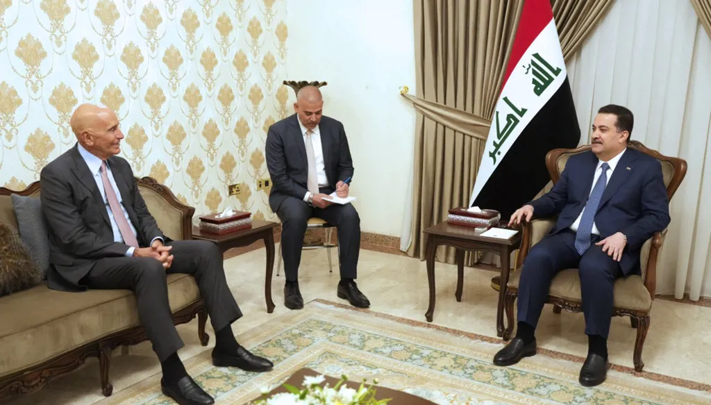 برّاك التقى السوداني: وجود قيادة فعّالة تتبنّى سياسات الاستقرار في العراق أمر أساسي لتحقيق أهدافنا المشتركة