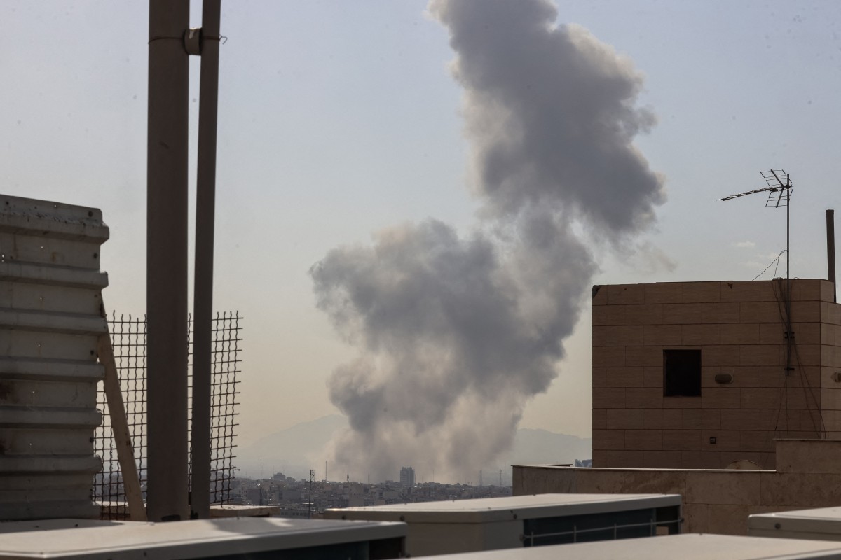 هجوم إسرائيلي على إيران. (ا ف ب)