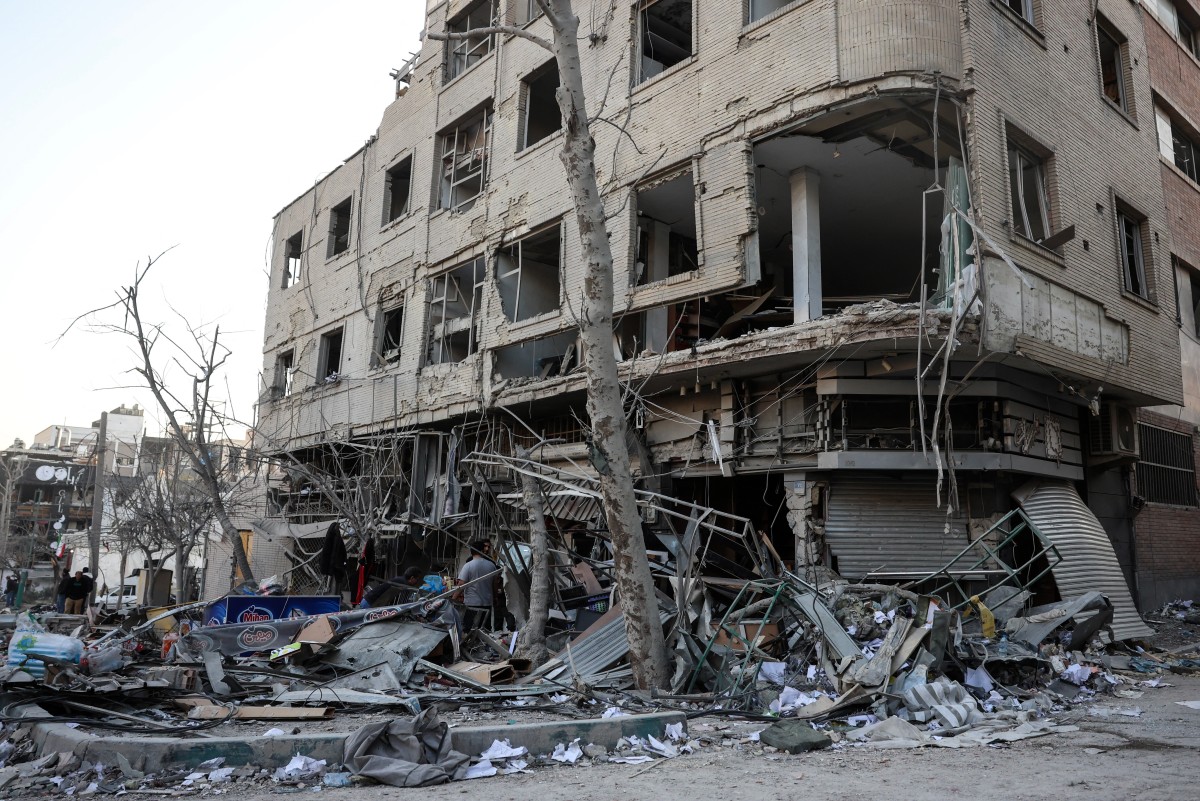 ميدان نيلوفر في طهران. (أ ف ب)