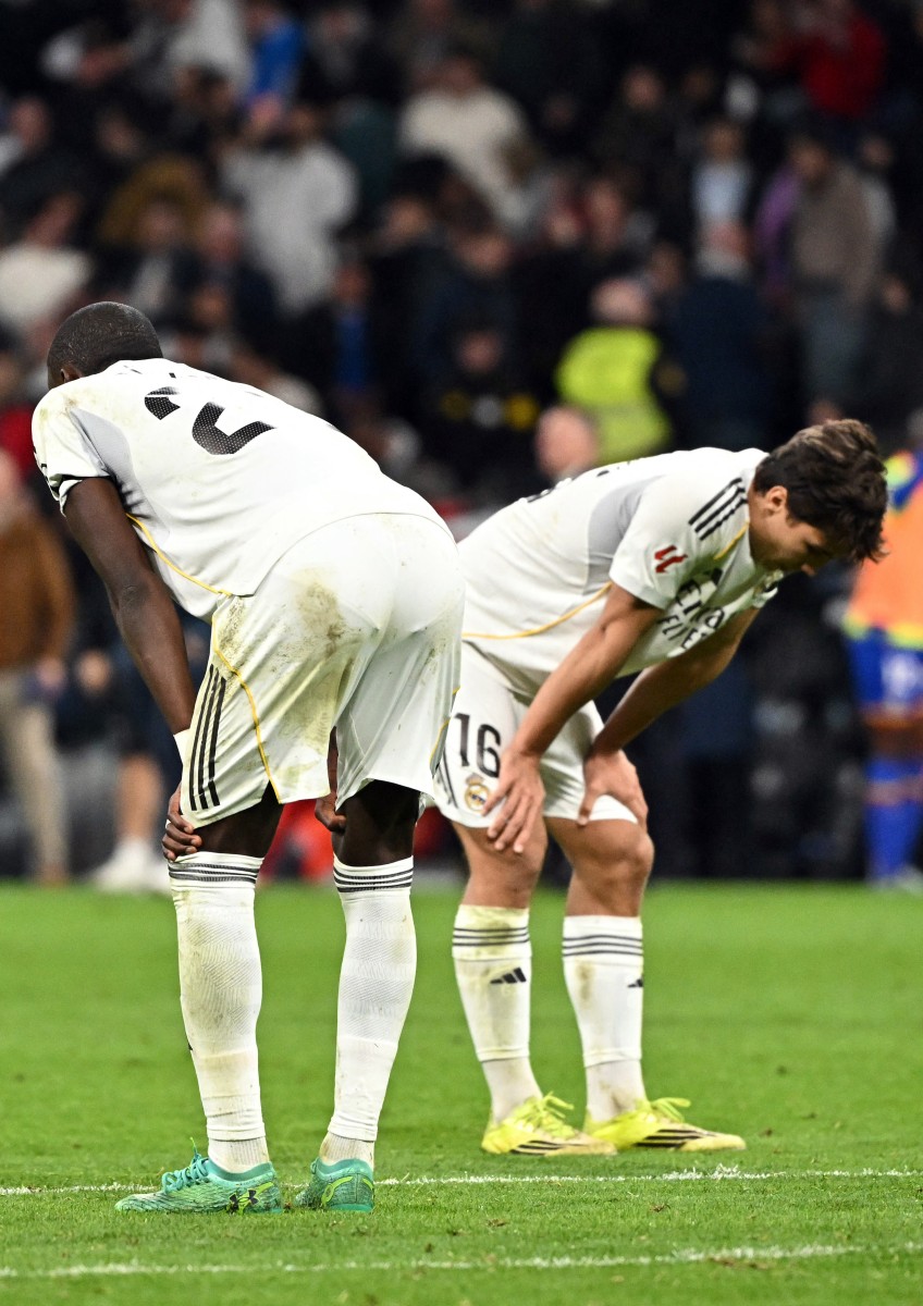 خيبة كبيرة بعد الخسارة أمام خيتافي. (أ ف ب)