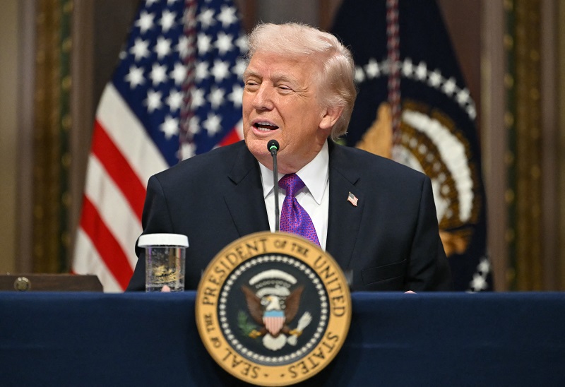 الرئيس الاميركي دونالد ترامب، (ا ف ب).