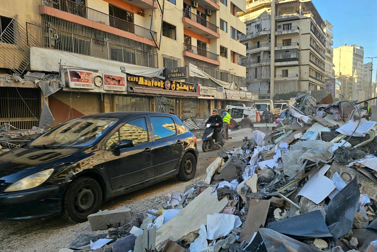 استهداف في لبنان. (أ ف ب)