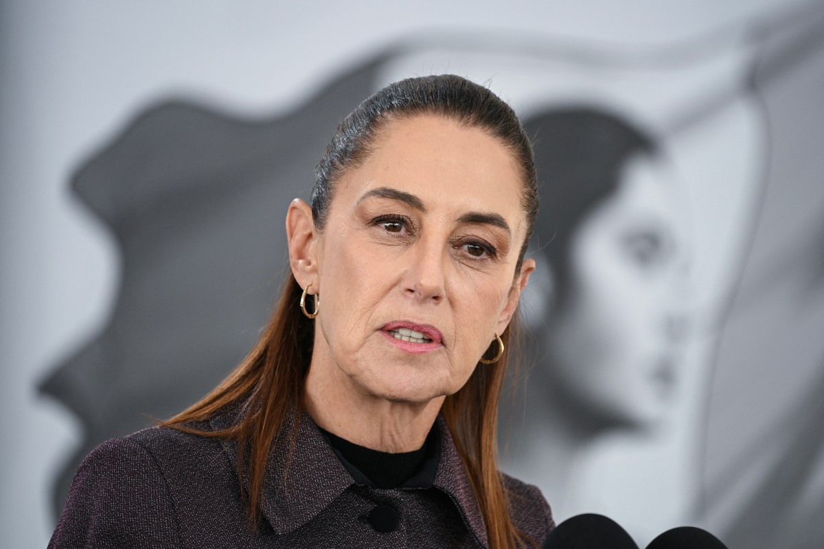 رئيسة المكسيك كلاوديا شينباوم. (أ ف ب)