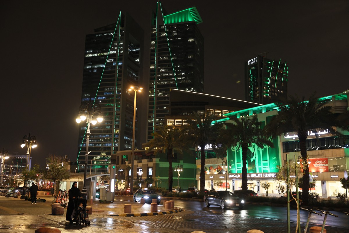 أبنية في الرياض. (أ ف ب)