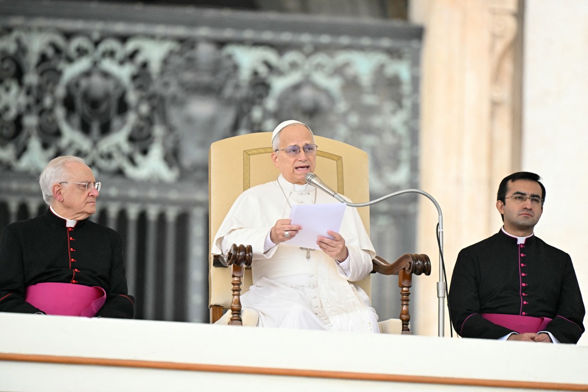 البابا لاوون الرابع عشر (أ ف ب).