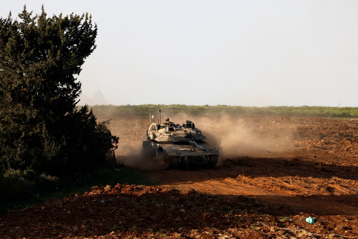 دبابة إسرائيلية (أ ف ب)