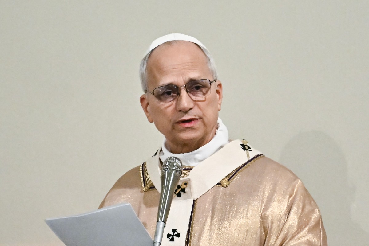 البابا لاوون (أ ف ب). 